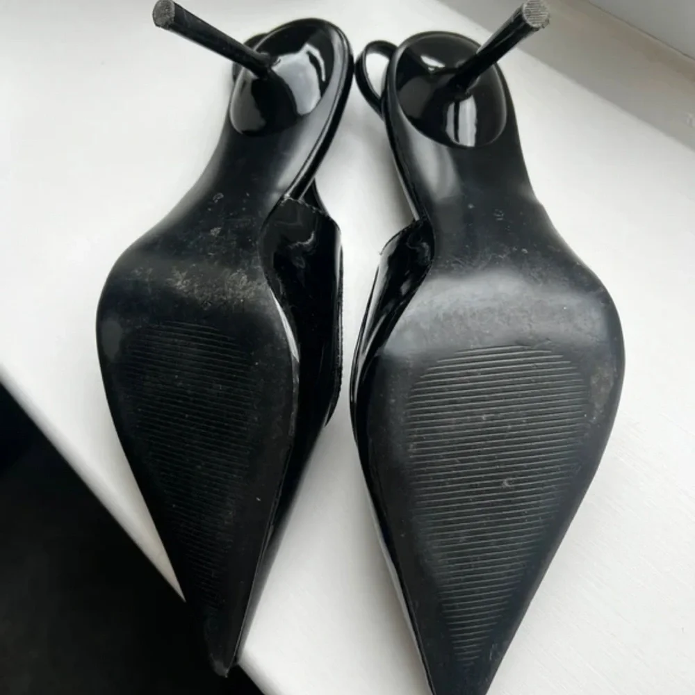 ASOS Black Patent Slingback Heels - Picture 4 of 4